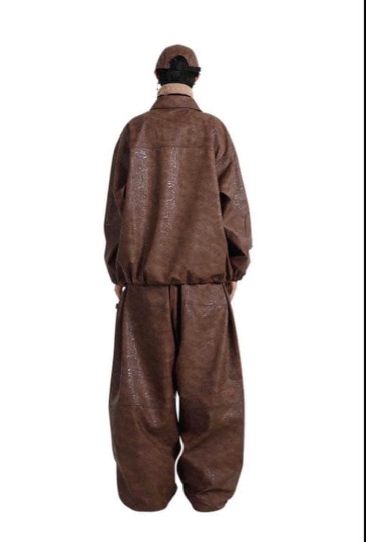 [3セットアップ] DSxBS BROWN LEATHER 3PEACE