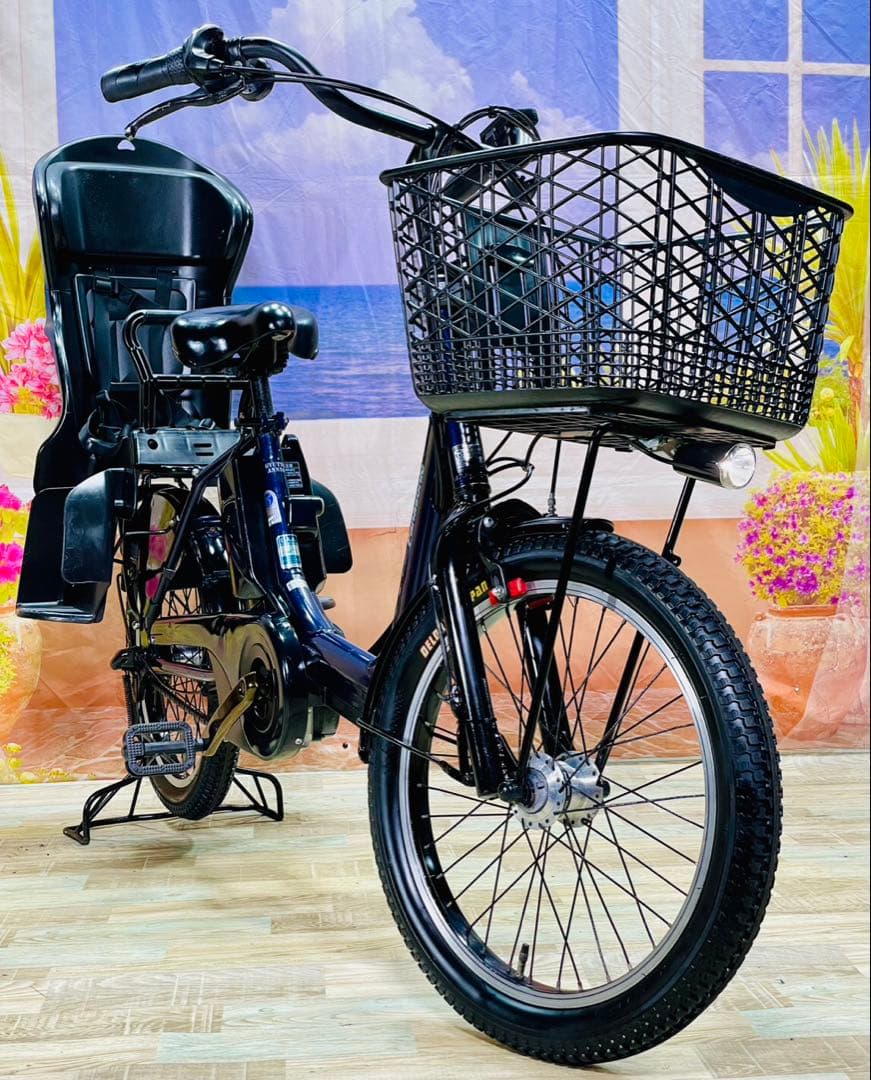ギュットアニーズ⭐️13AH！パナソニック子供乗せ 電動アシスト自転車Y3735
