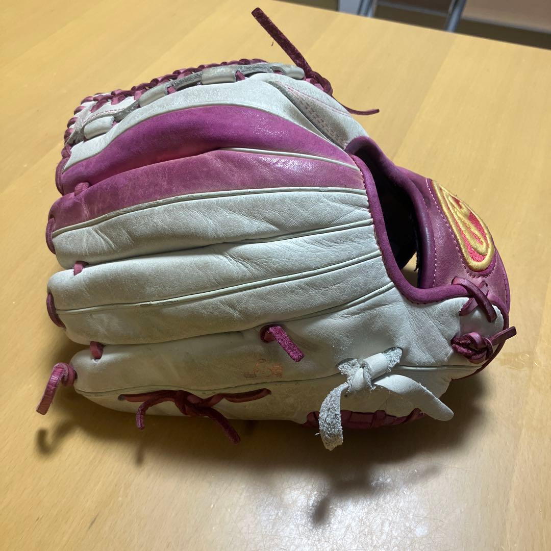 Rawlings 軟式グローブ ホワイト/ピンク