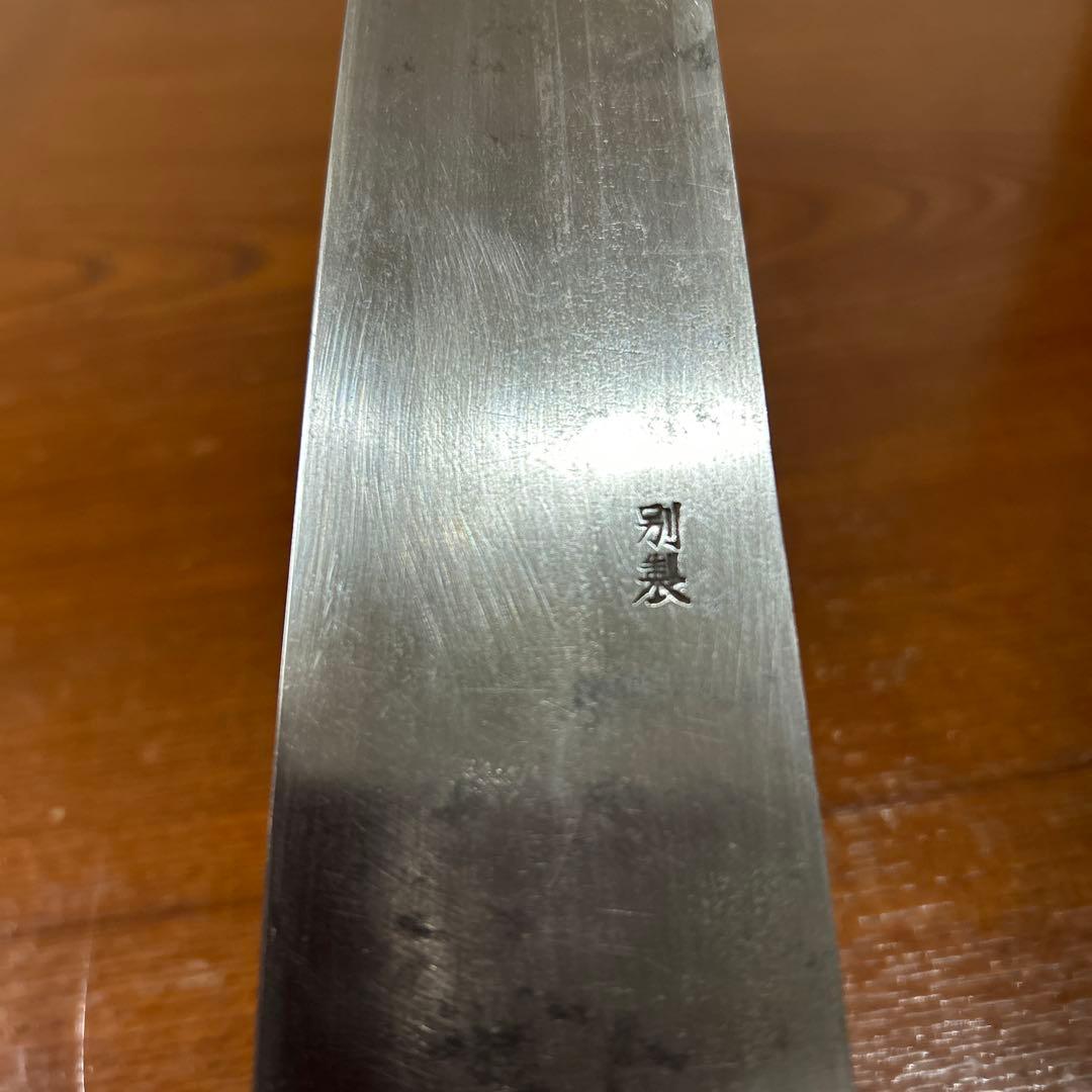 牛刀包丁 菊一文字 全長39,5cm刃27cm重約235g厚約2mm ★送料無料
