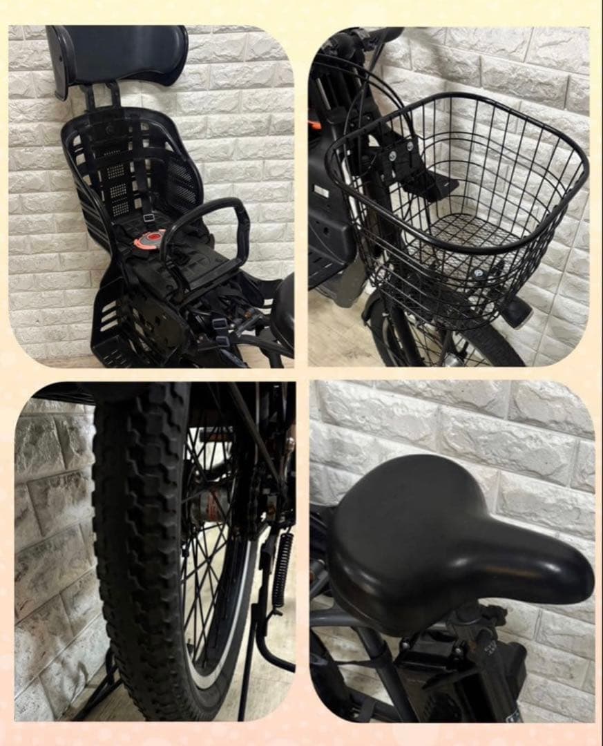 新型大容量バッテリー✨パナソニック ギュットアニーズ　子供乗せ電動自転車　美品✨