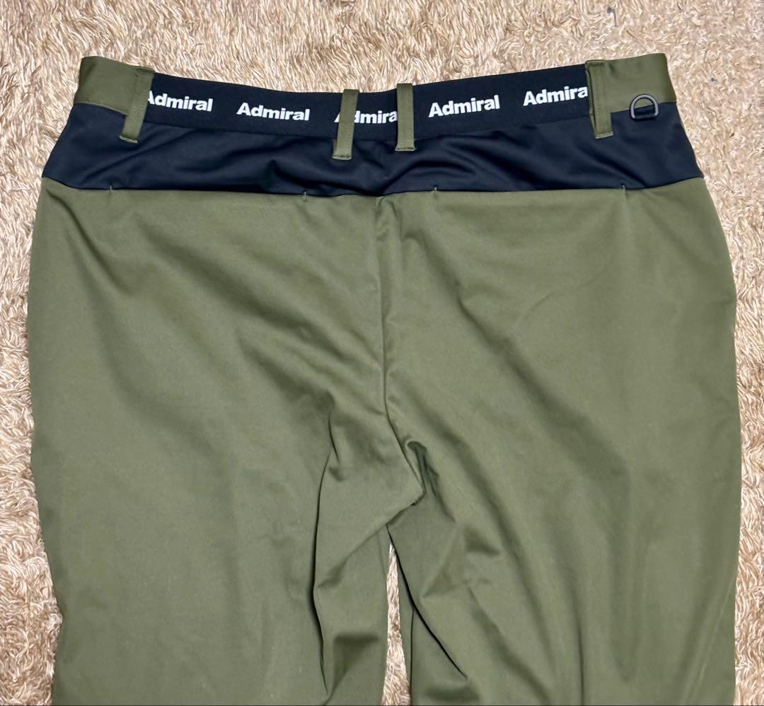 Admiral Golf パンツ オリーブ 新品 防風 撥水 裏起毛