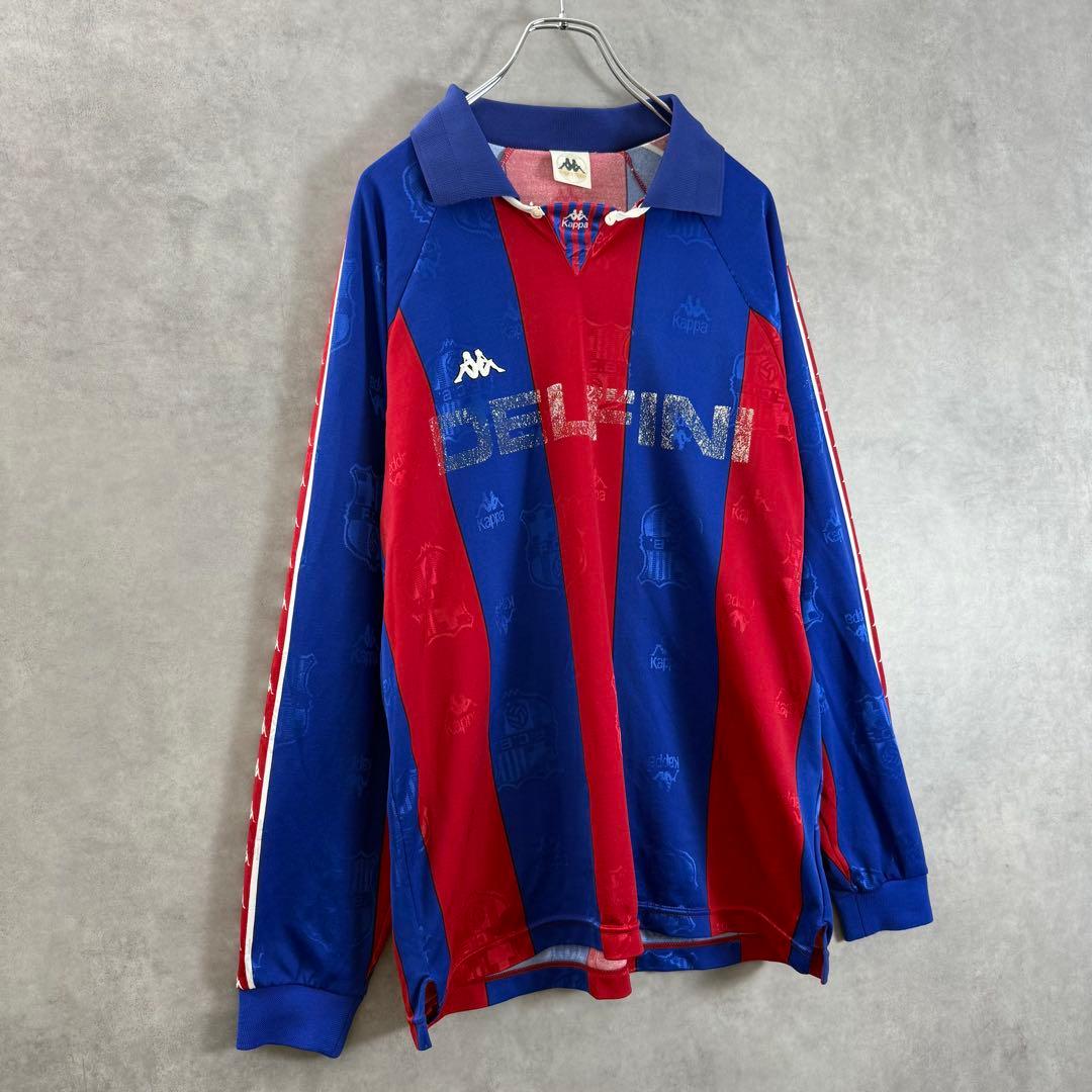 90s Kappaカッパ FC Barcelona DELFINI ゲームシャツ