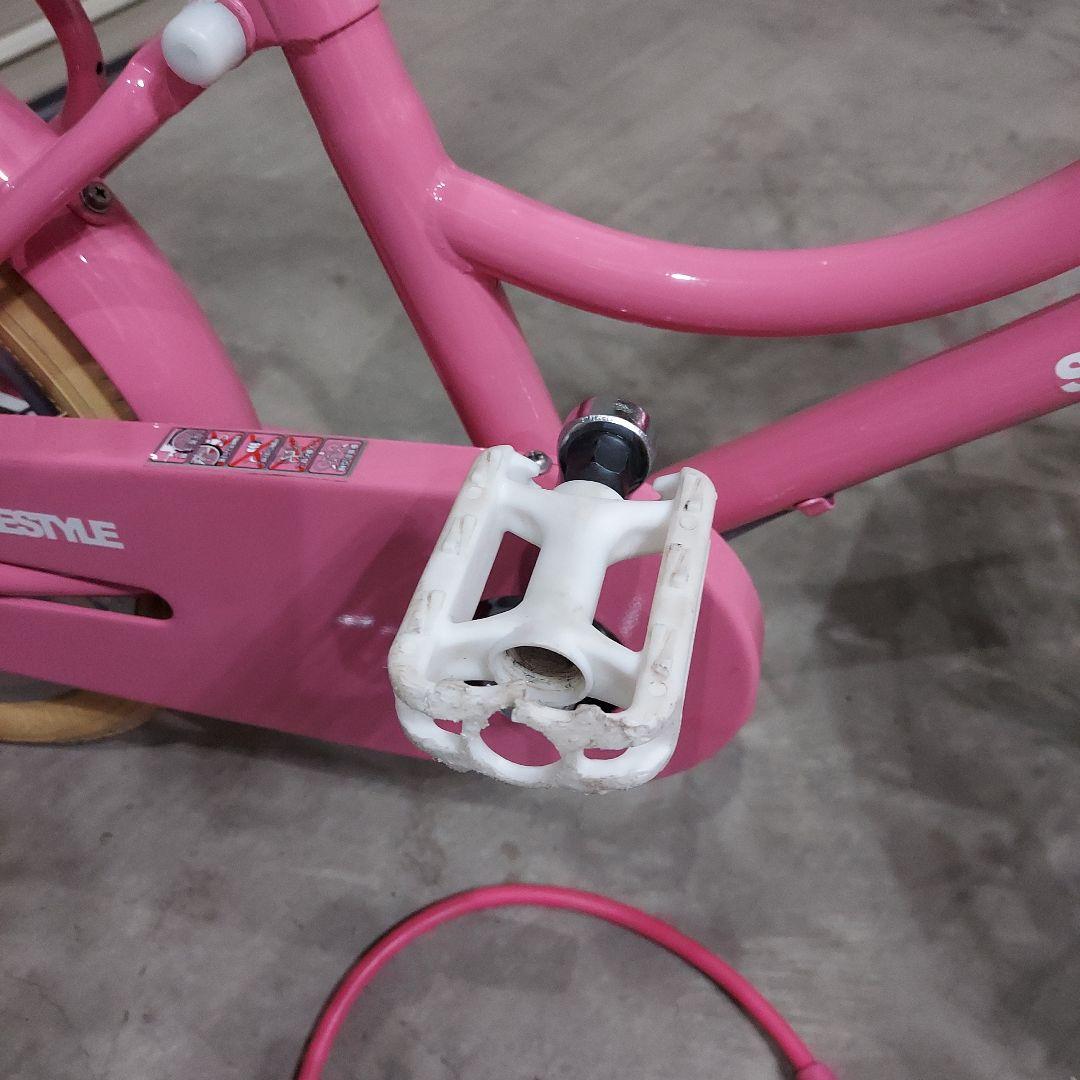 【美品】子供用自転車 ピンク 16インチ