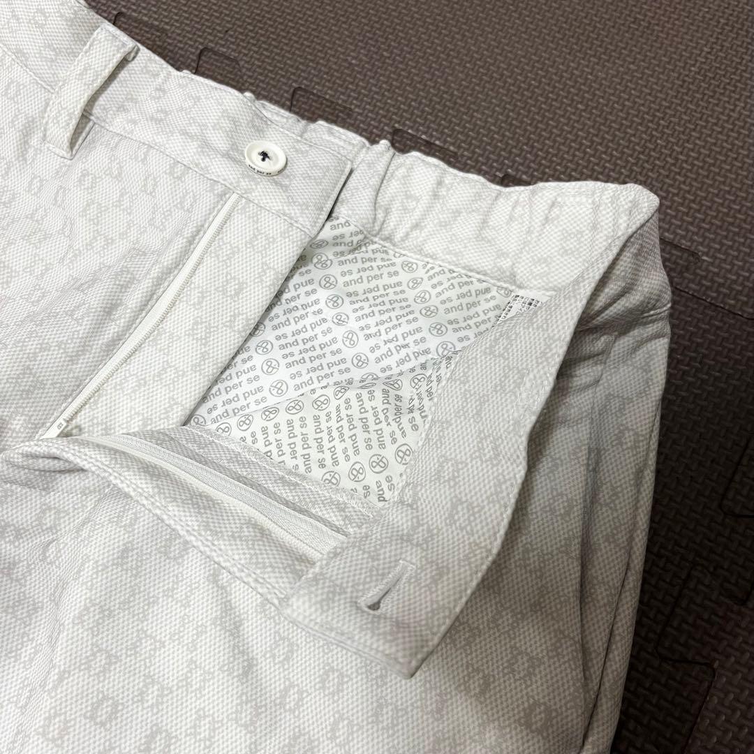 and per se アンパスィ　裏起毛ヒートハイテンション　ストレッチパンツ