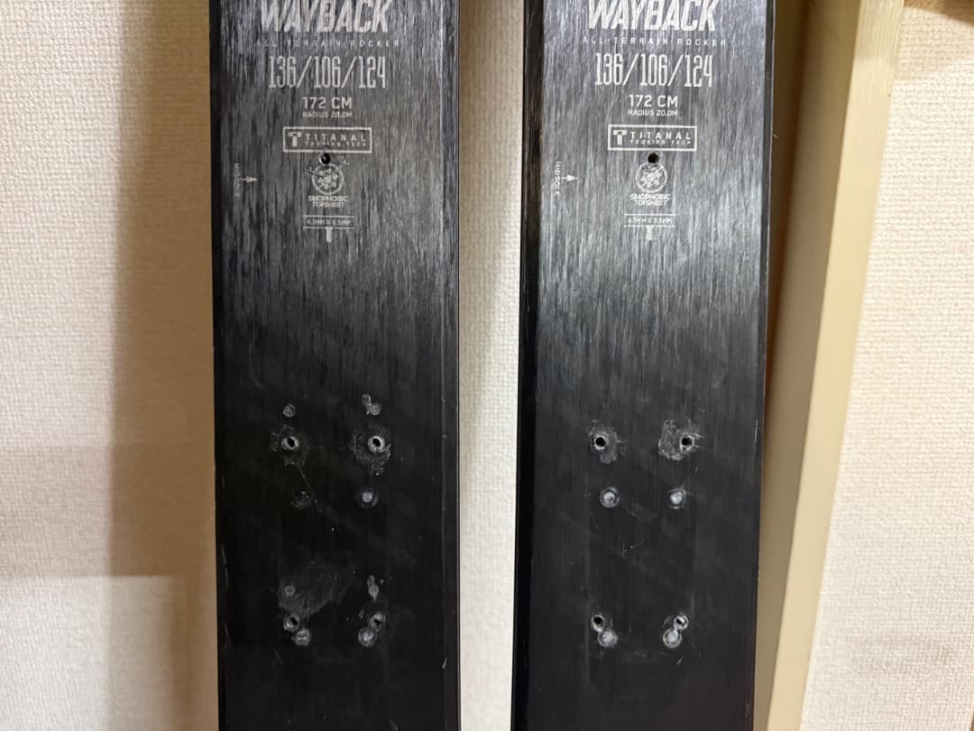 ＜訳あり＞チューン済み　K2 WAYBACK 106 スキー 172cm