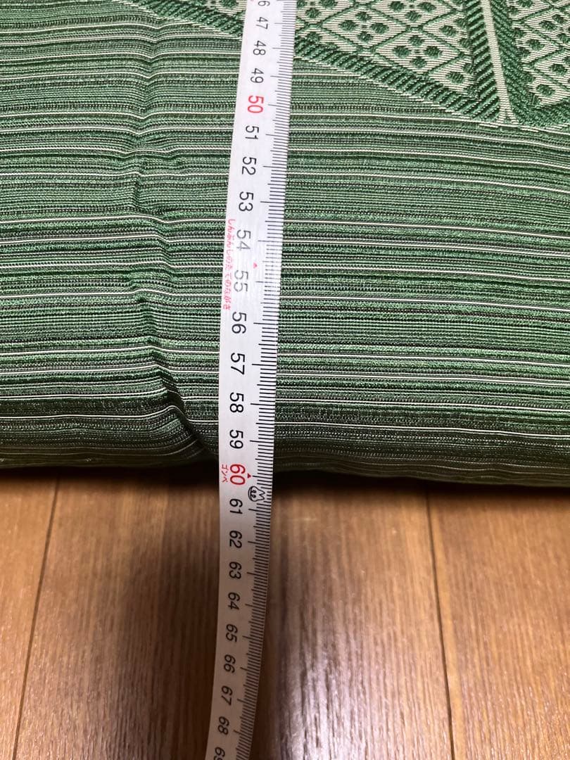 高級緑色の花瓶刺繍座布団5枚セット