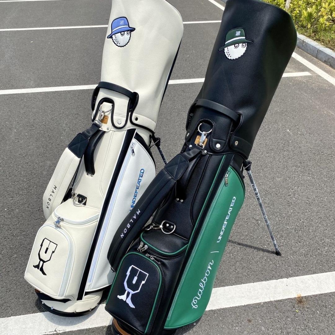 マルボンゴルフ キャディバッグ malbon golf バッグ ホワイト色