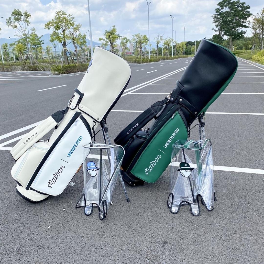 マルボンゴルフ キャディバッグ malbon golf バッグ ホワイト色