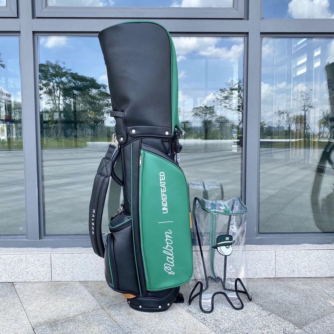マルボンゴルフ キャディバッグ malbon golf バッグ ホワイト色