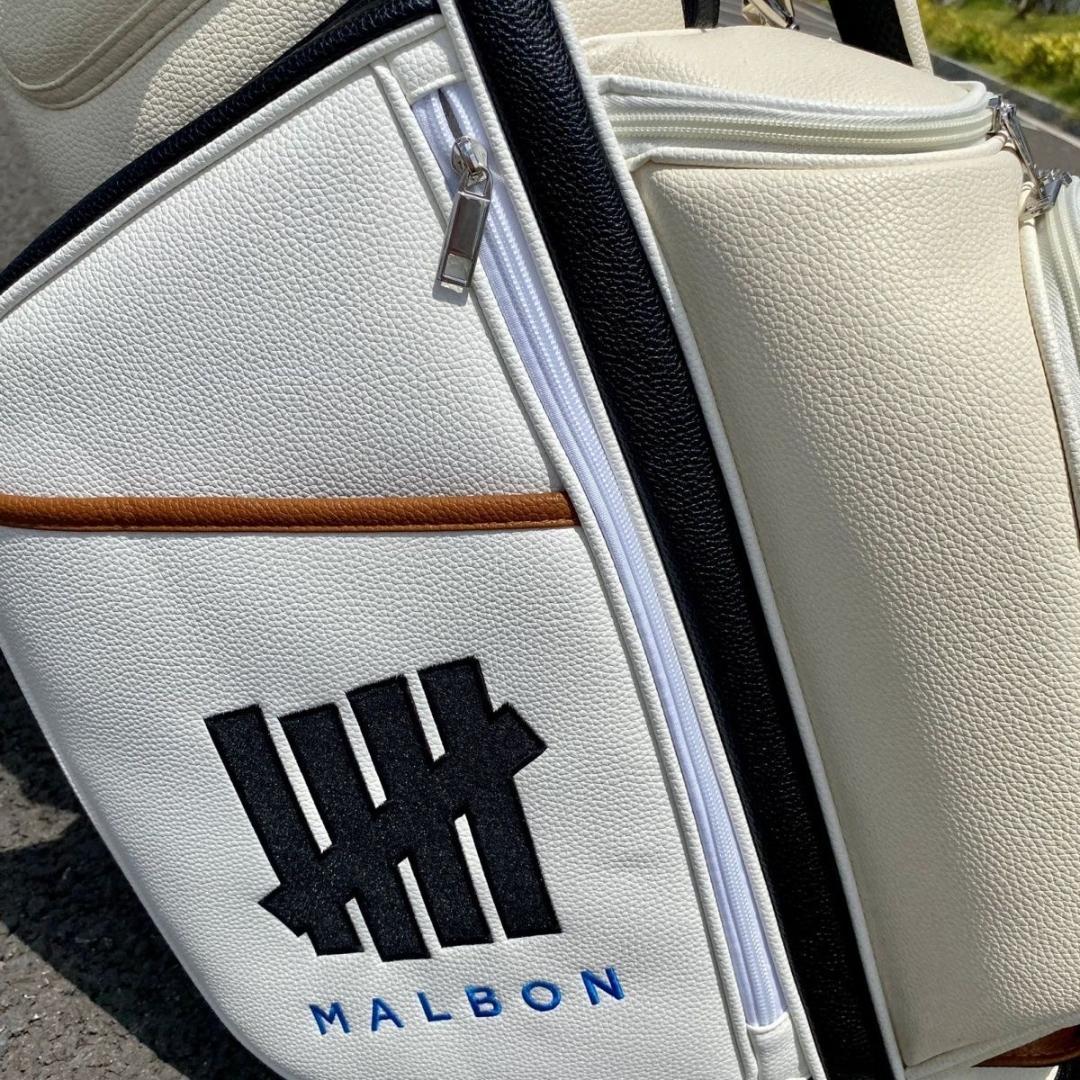 マルボンゴルフ キャディバッグ malbon golf バッグ ホワイト色