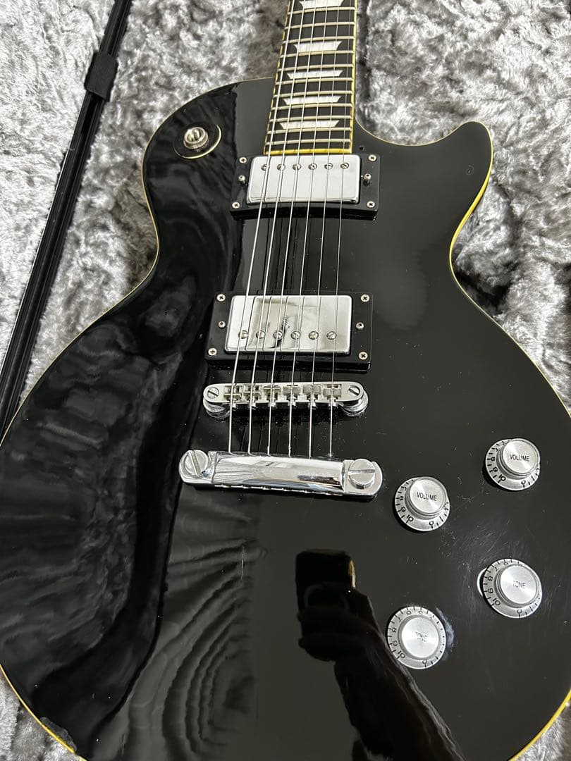 Epiphone レスポール極上品　指板ブラック化