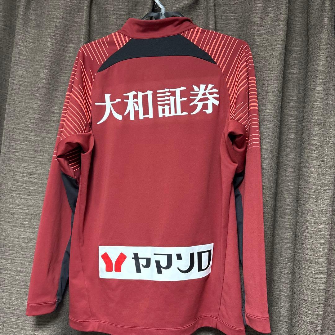 ヴィッセル神戸 練習着 長袖ハーフジップ
