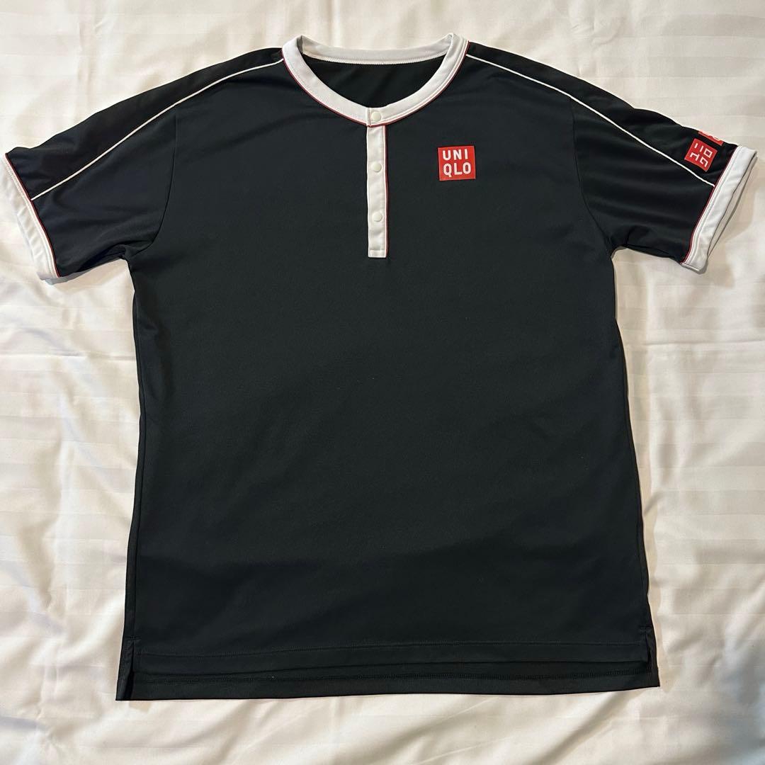 UNIQLO ロジャー・フェデラー2019年着用モデル ポロシャツブラック
