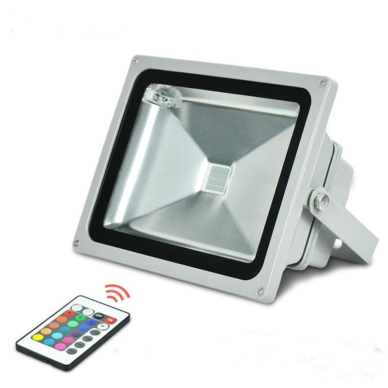 30W LED投光器 リモコン付き 調光調節 フラッド ライト イルミネーション