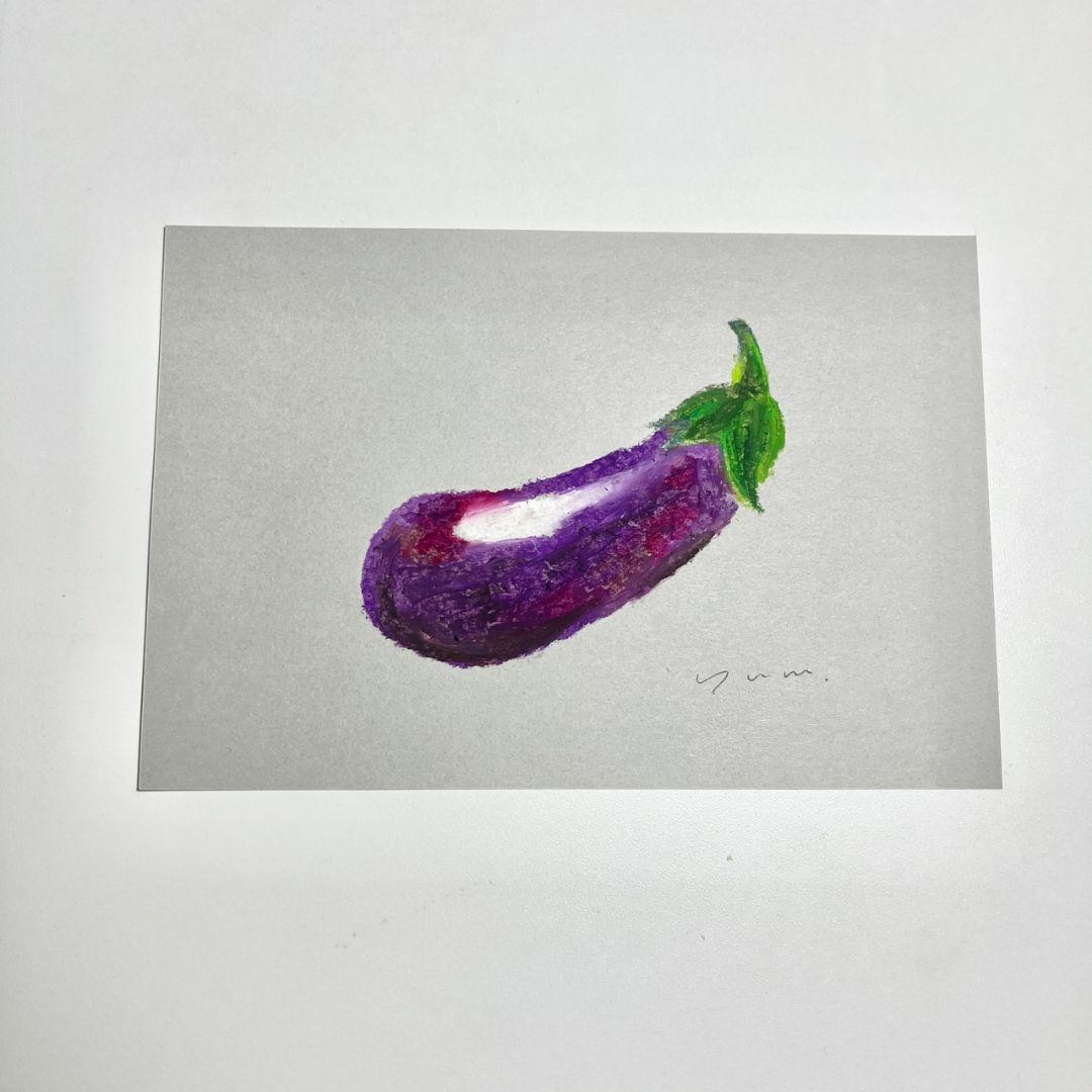 原画　夏野菜3枚セット