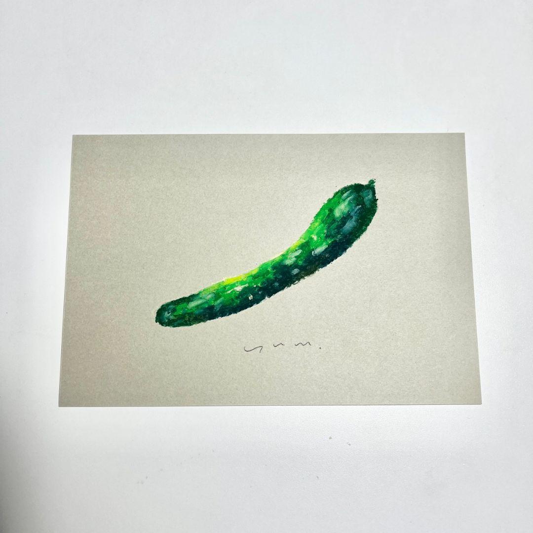 原画　夏野菜3枚セット