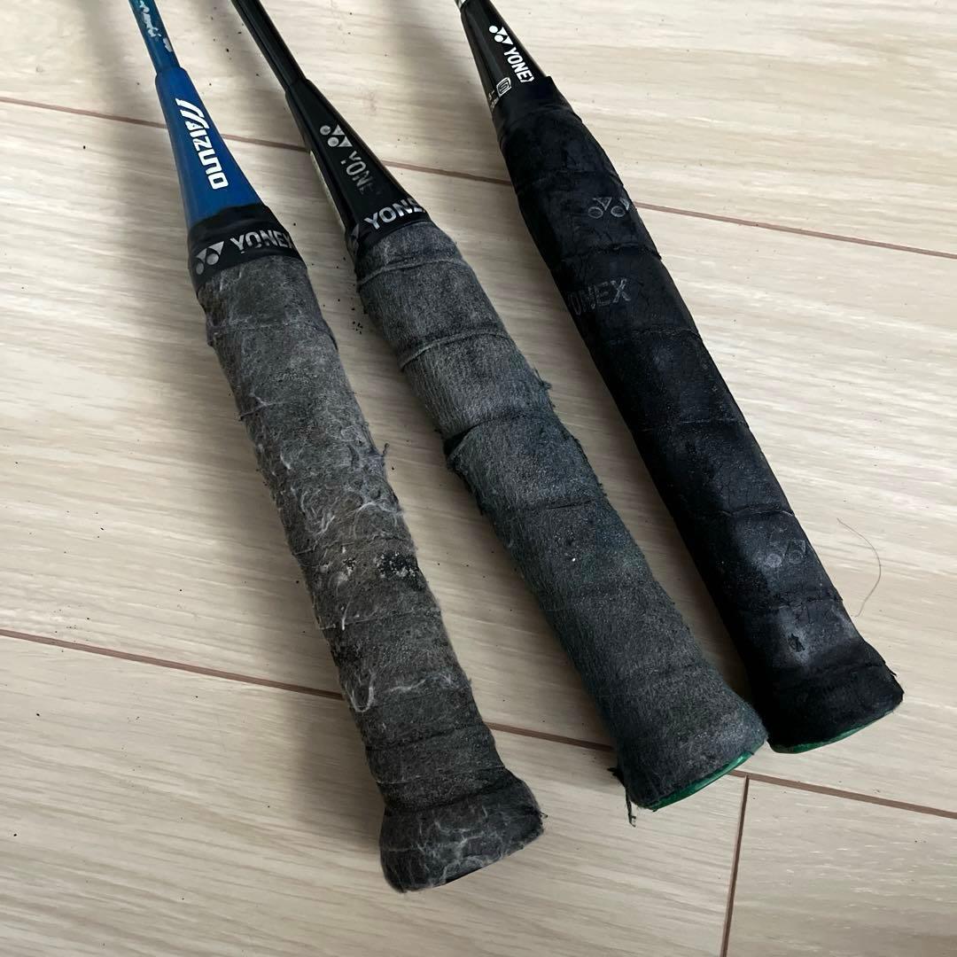 ヨネックス・Mizuno バドミントンラケット　ジャンク品