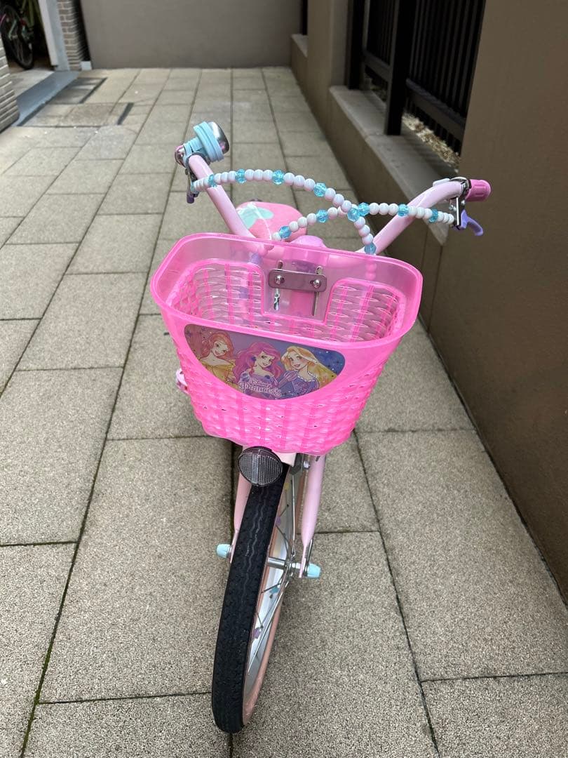 子供用自転車 プリンセスデザイン ヘルメット付き