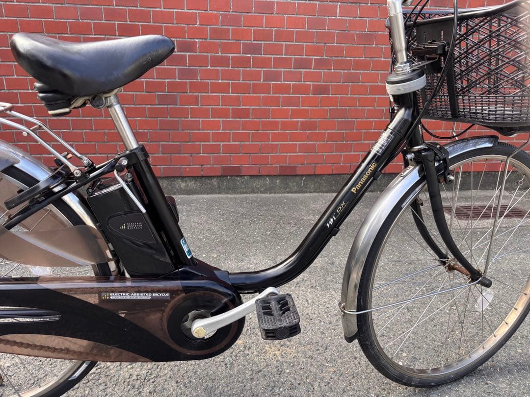 Panasonicブラック電動アシスト自転車 シティタイプ