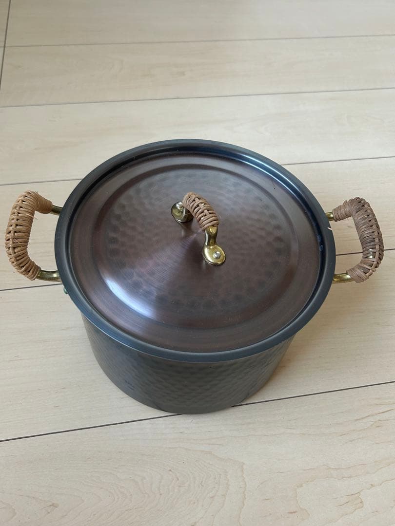 COPPER100 銅 鍋　両手鍋　20cm