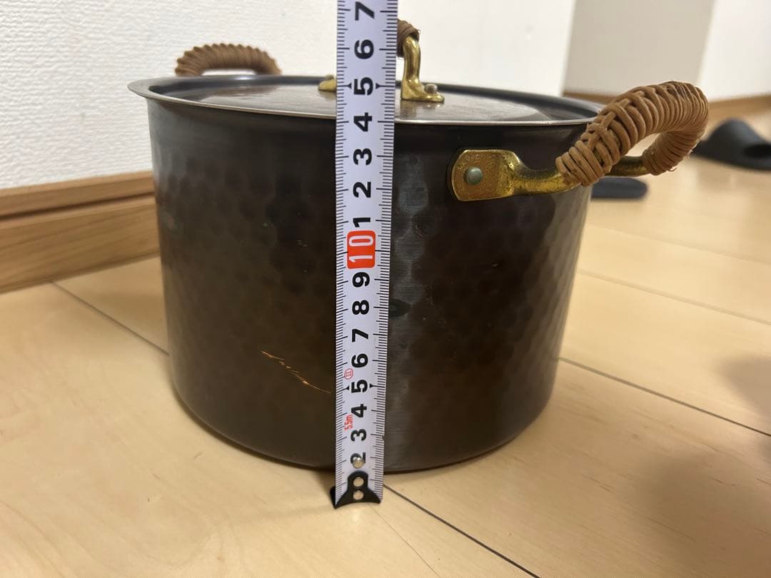 COPPER100 銅 鍋　両手鍋　20cm