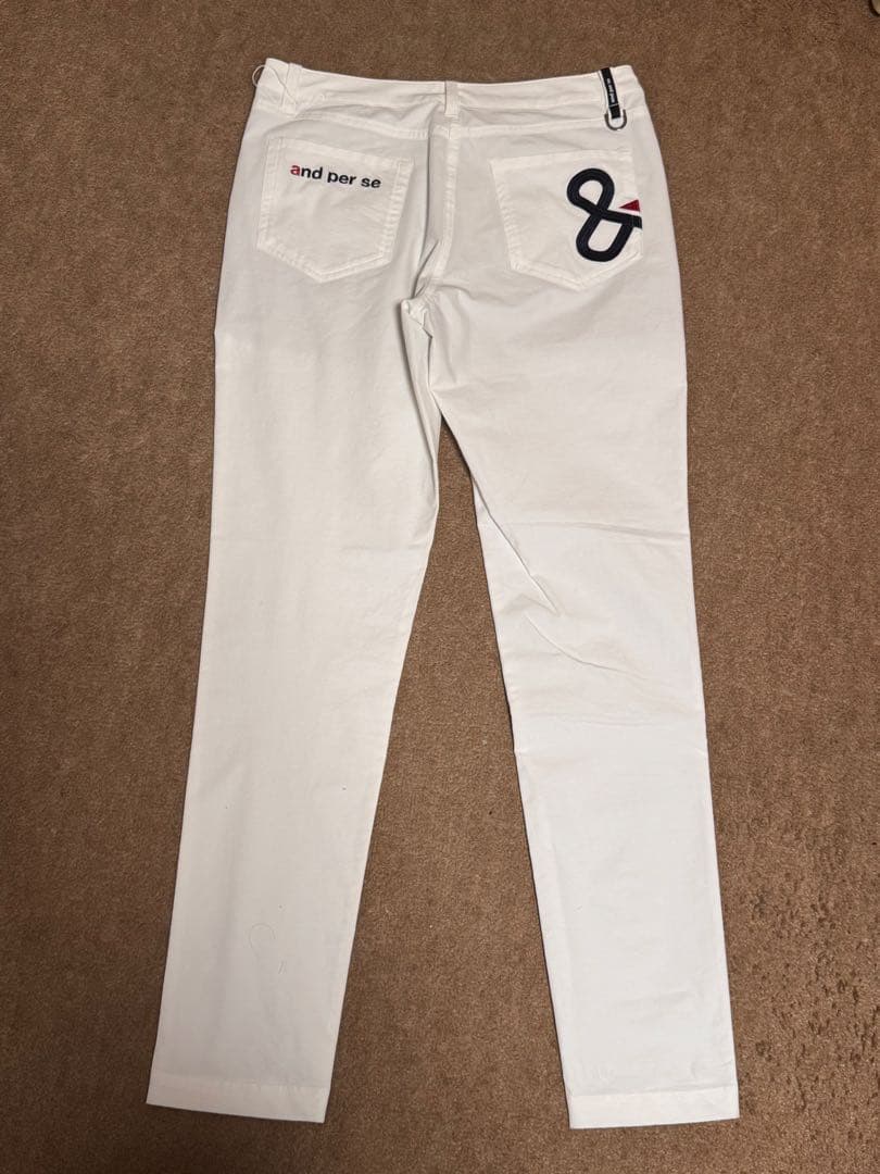 and per se ホワイトパンツ レディース M 新品未使用