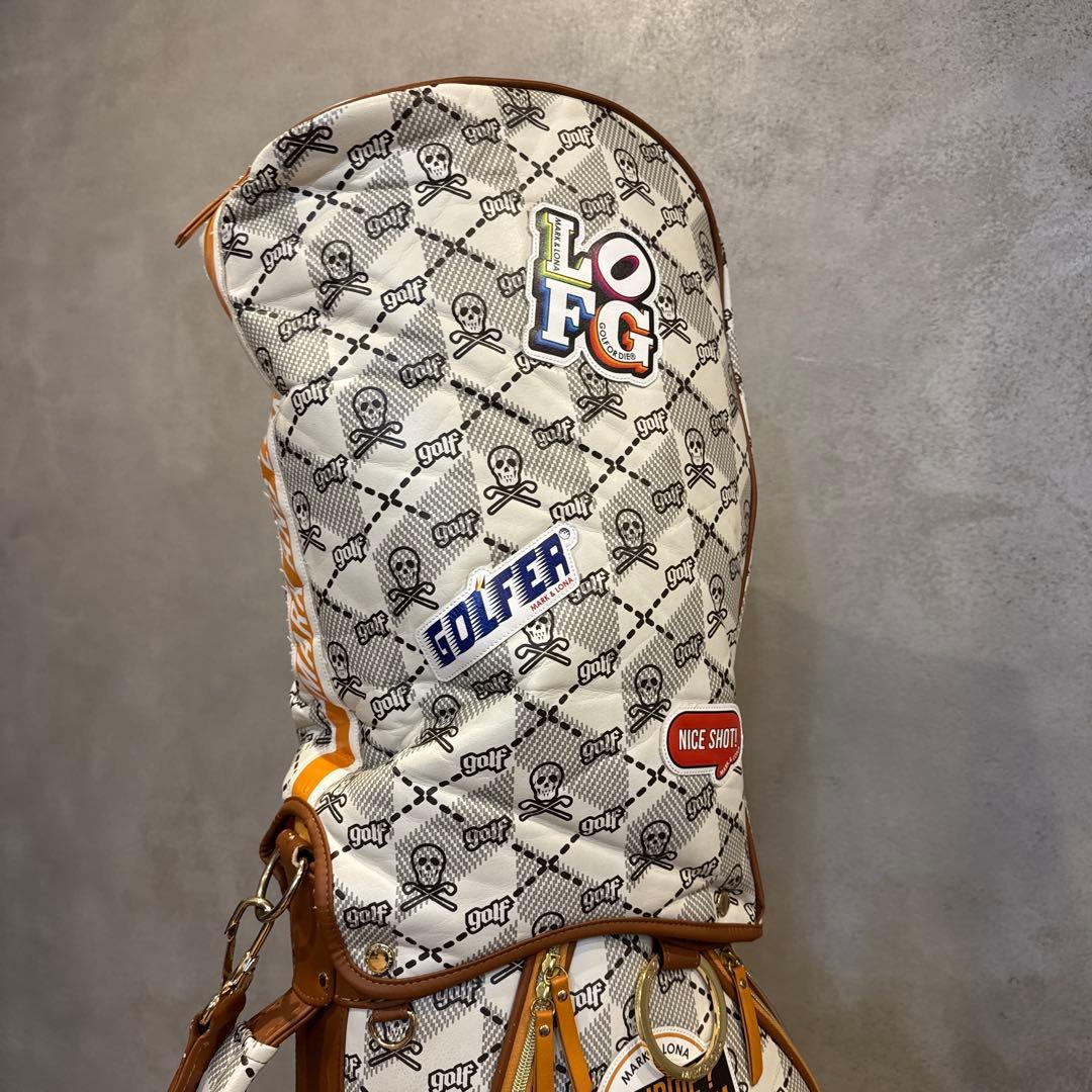 MARK & LONA スカルデザイン キャディバッグ