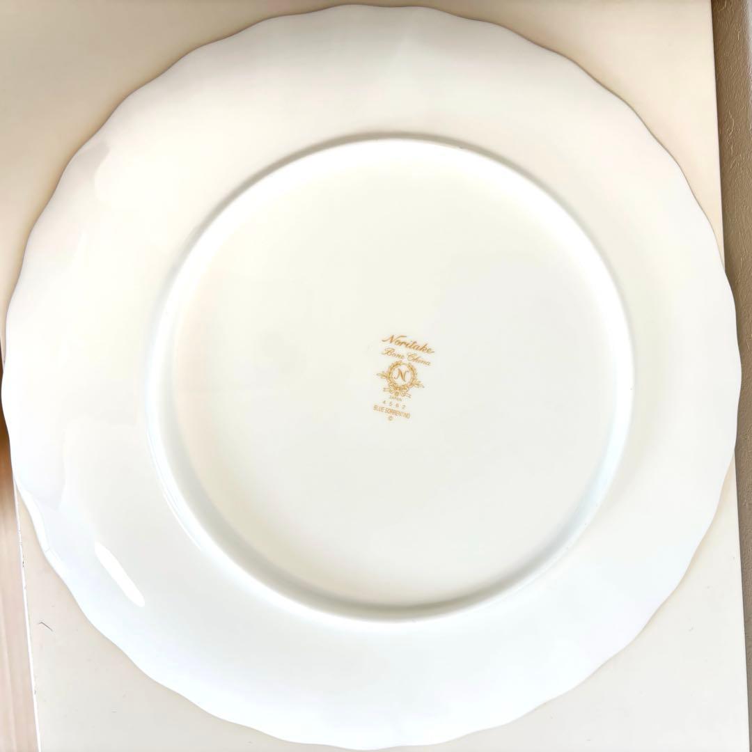【未使用箱付】ノリタケ ブルーソレンティーノ パーティーセット 小皿 大皿