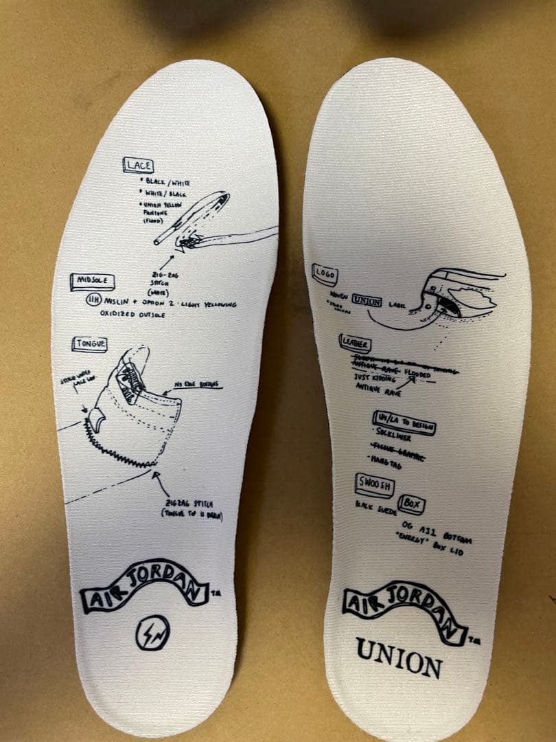 シューズ(男性用) FRAGMENT UNION NIKE AIR JORDAN 1 29cm
