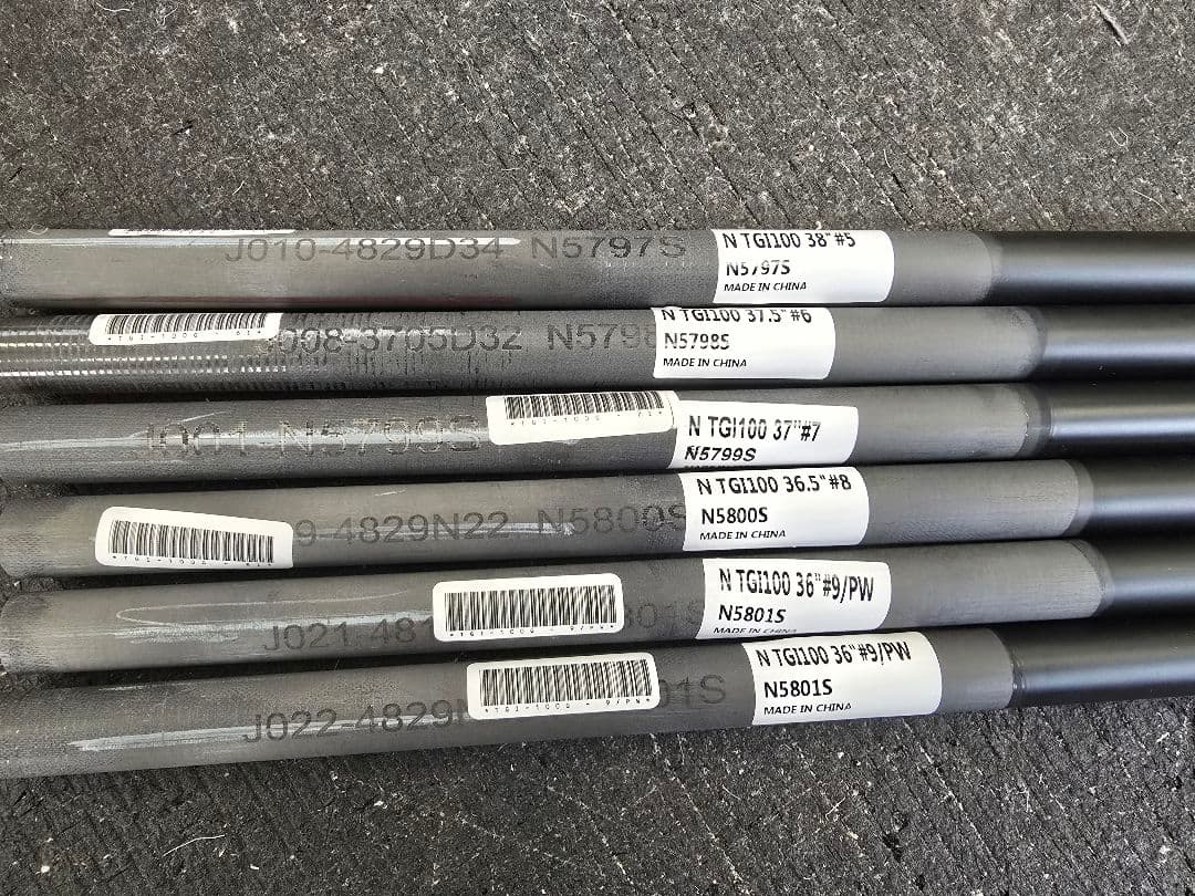 ※KBS TGI 100 ５番～PW用 6本セット 最終値下げ！