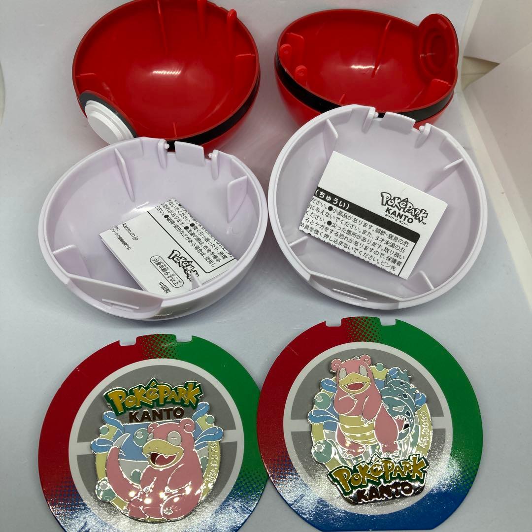 ポケパークカントー ヤドン ヤドラン モンスターボール付 ピンバッジ