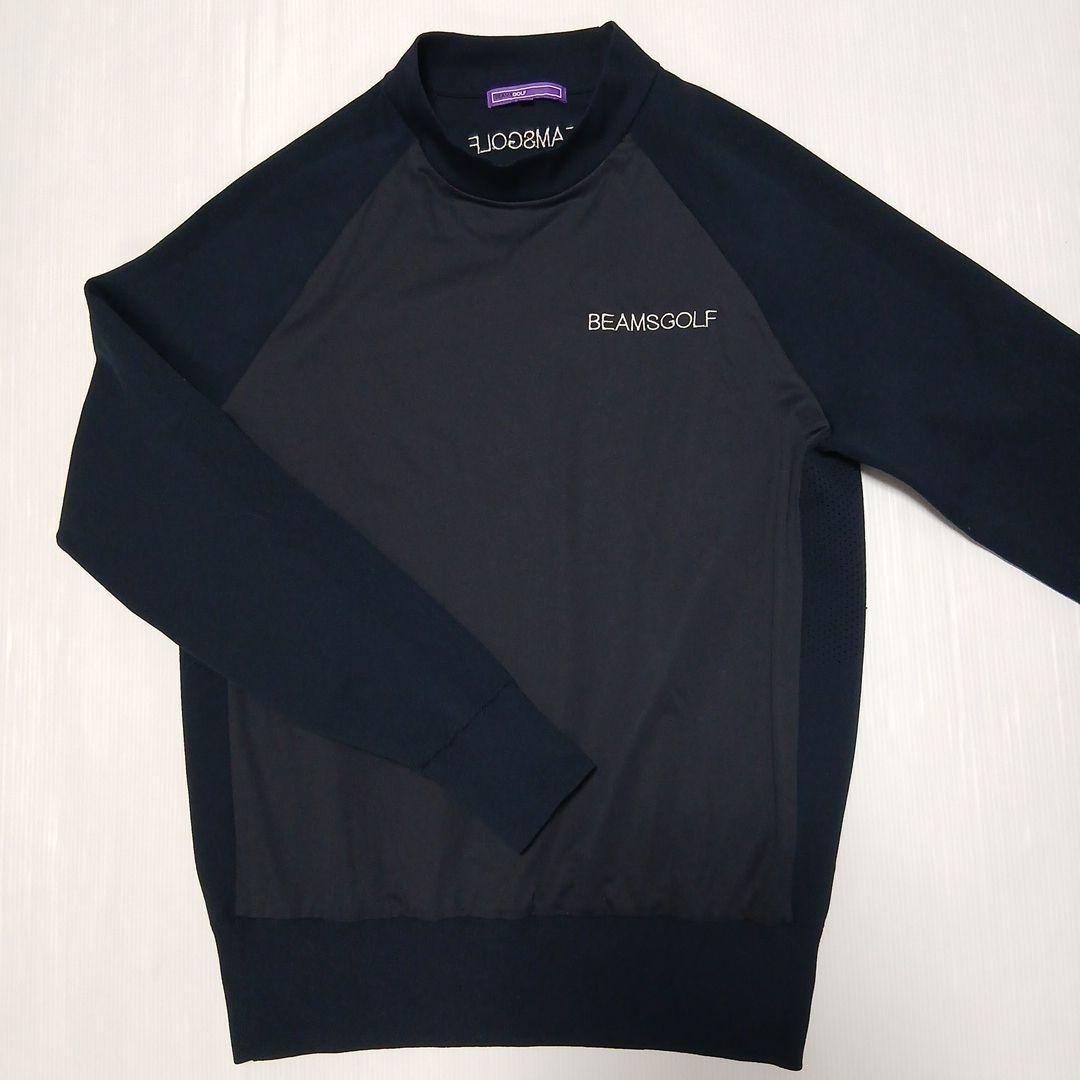 BEAMS GOLF 24年モデル ストレッチ切替 モックシャツ