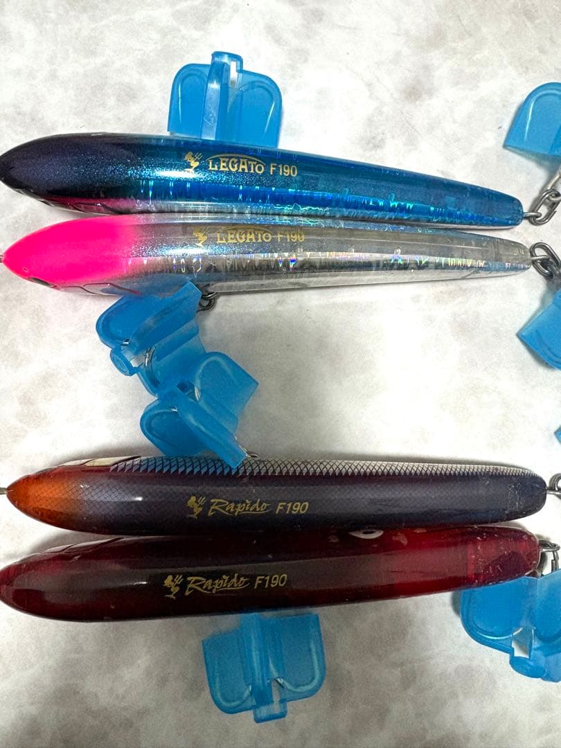 ラララ　ラピードF190 & レガート F190 4個セットおまけジグ付き