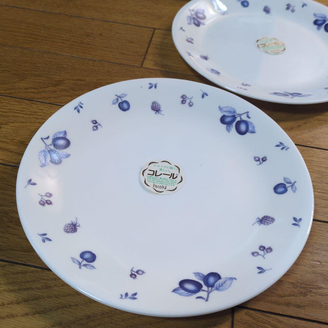 新品未使用★コレール★CORELLE★プラム★プレート皿・深皿★9点セット