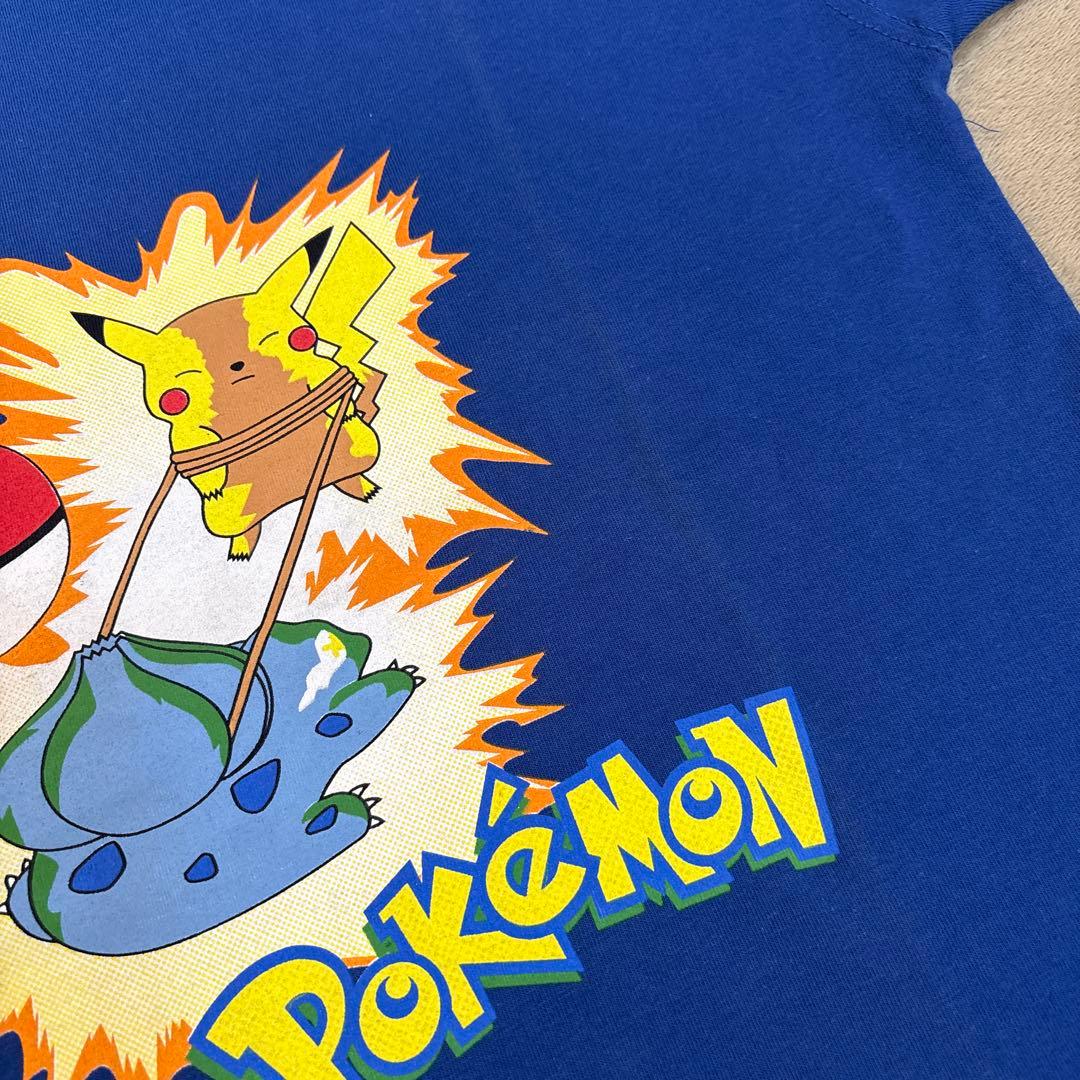 デットストック品初期ポケモン Tシャツ Mサイズ 青