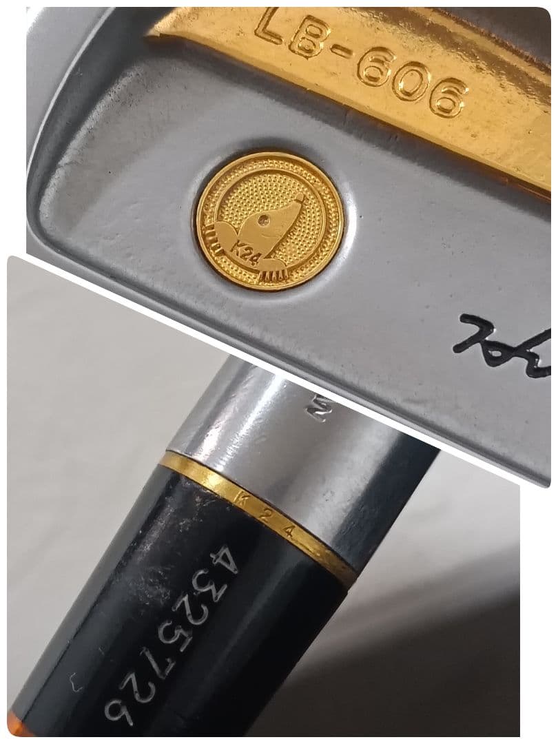 本間 HONMA LB-606 24金 アイアン 11本 金モグラ K24 星4