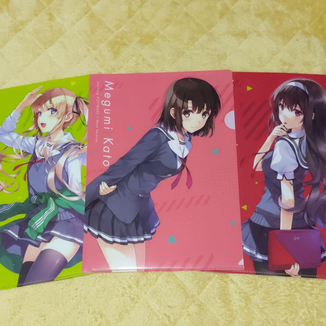 新品 冴えない彼女の育てかた 深崎暮人展開催記念クリアファイルA・B・C