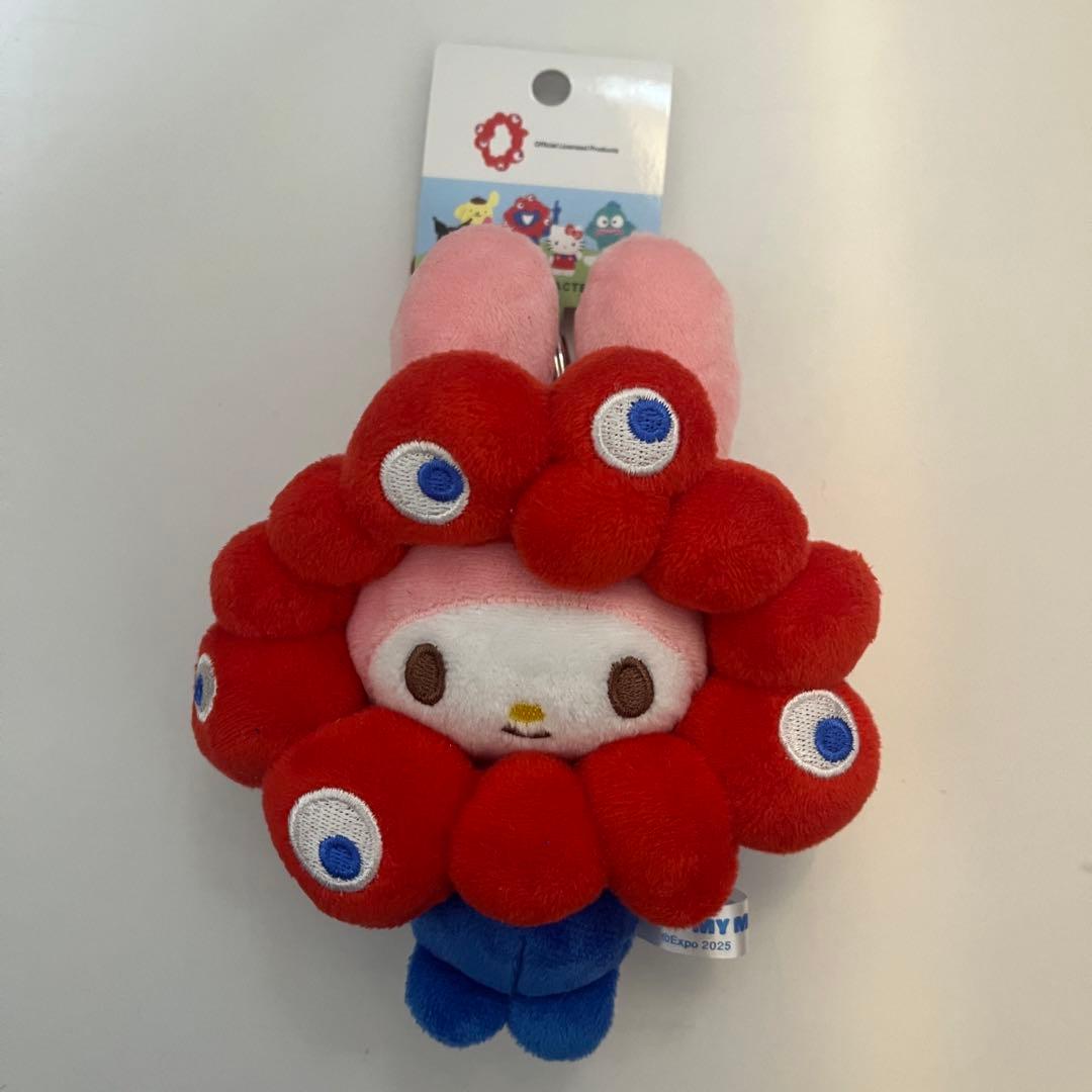 ミャクミャク マイメロディ キティ セット なりきりぬいぐるみBC カラビナ付き