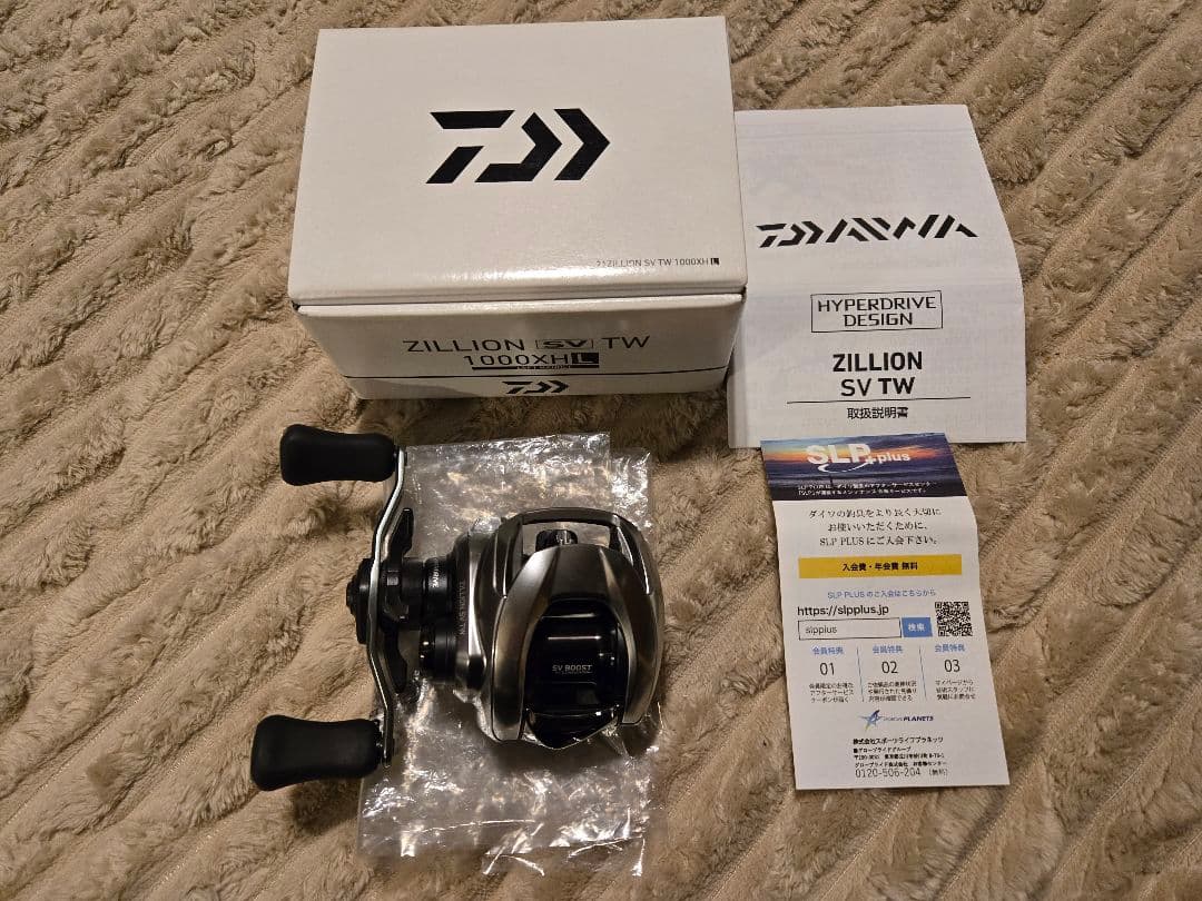 【美品】ダイワ 21 ZILLION SV TW 1000XHL ジリオン