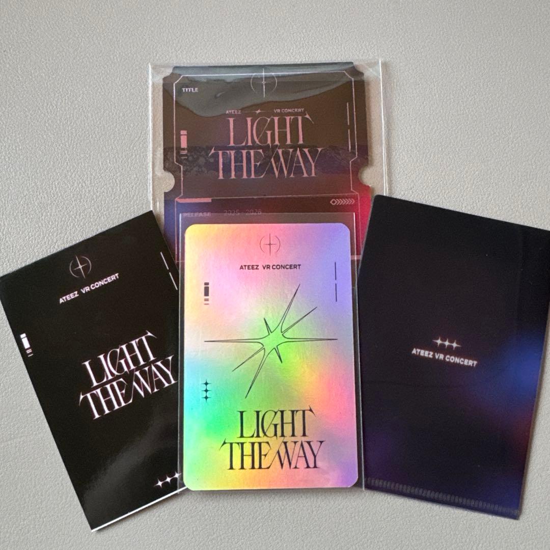 VR ソンファ トレカ ホロ ATEEZ LIGHT THE WAY