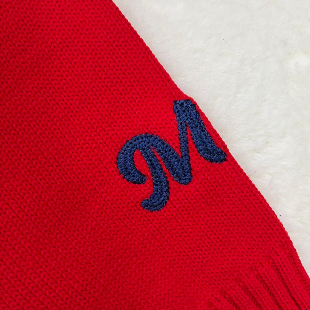 未使用級　PEARLY GATES 上田桃子　コラボ　赤 ウサギ刺繍 セーター