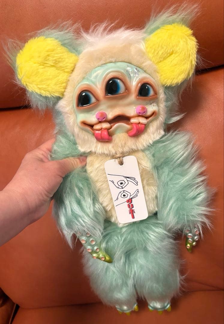 悪玉菌製造工場　ぬいぐるみ　三つ目ちゃん　タコ手　インディーズ　アーティスト創作