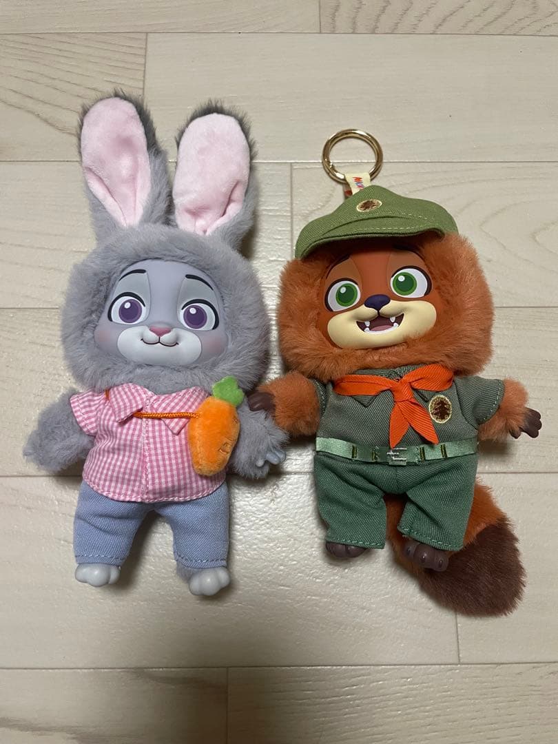 ズートピア ぬいぐるみ キーチェーン