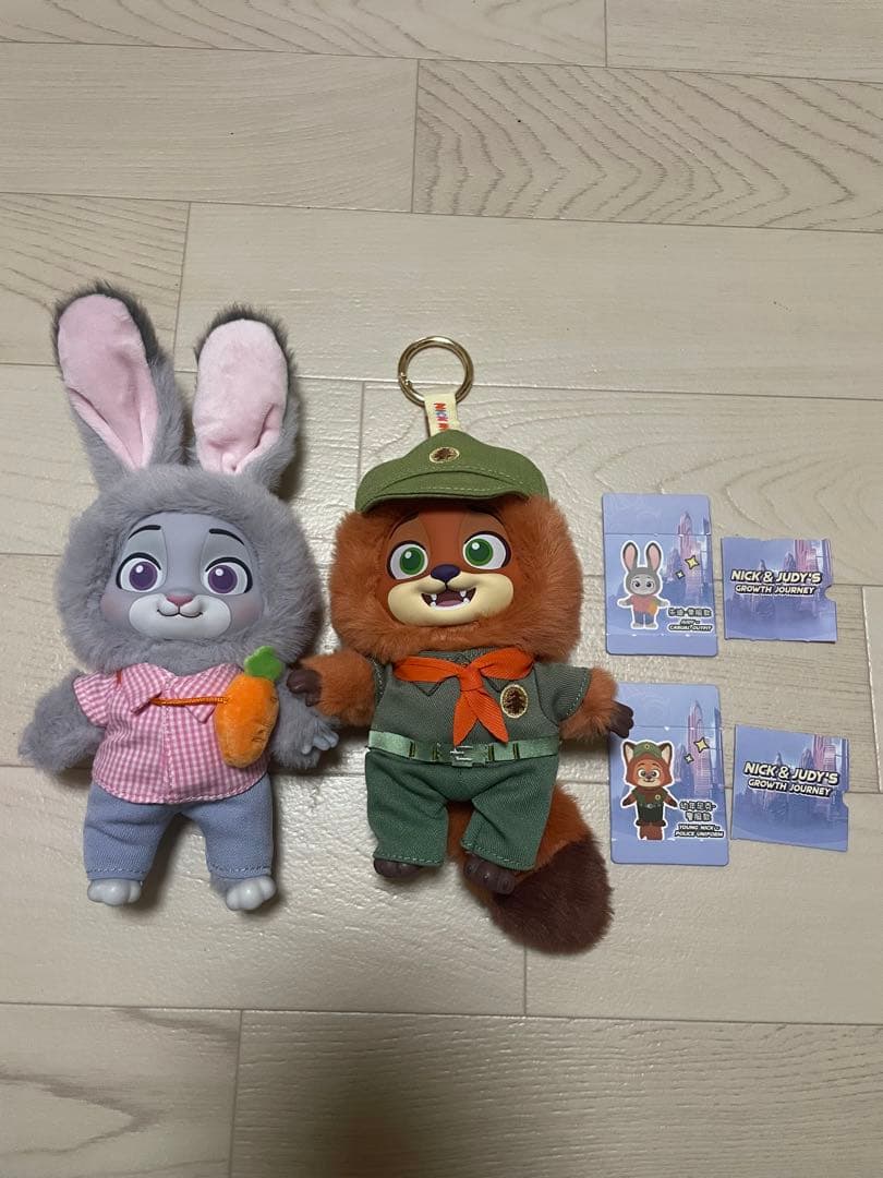 ズートピア ぬいぐるみ キーチェーン