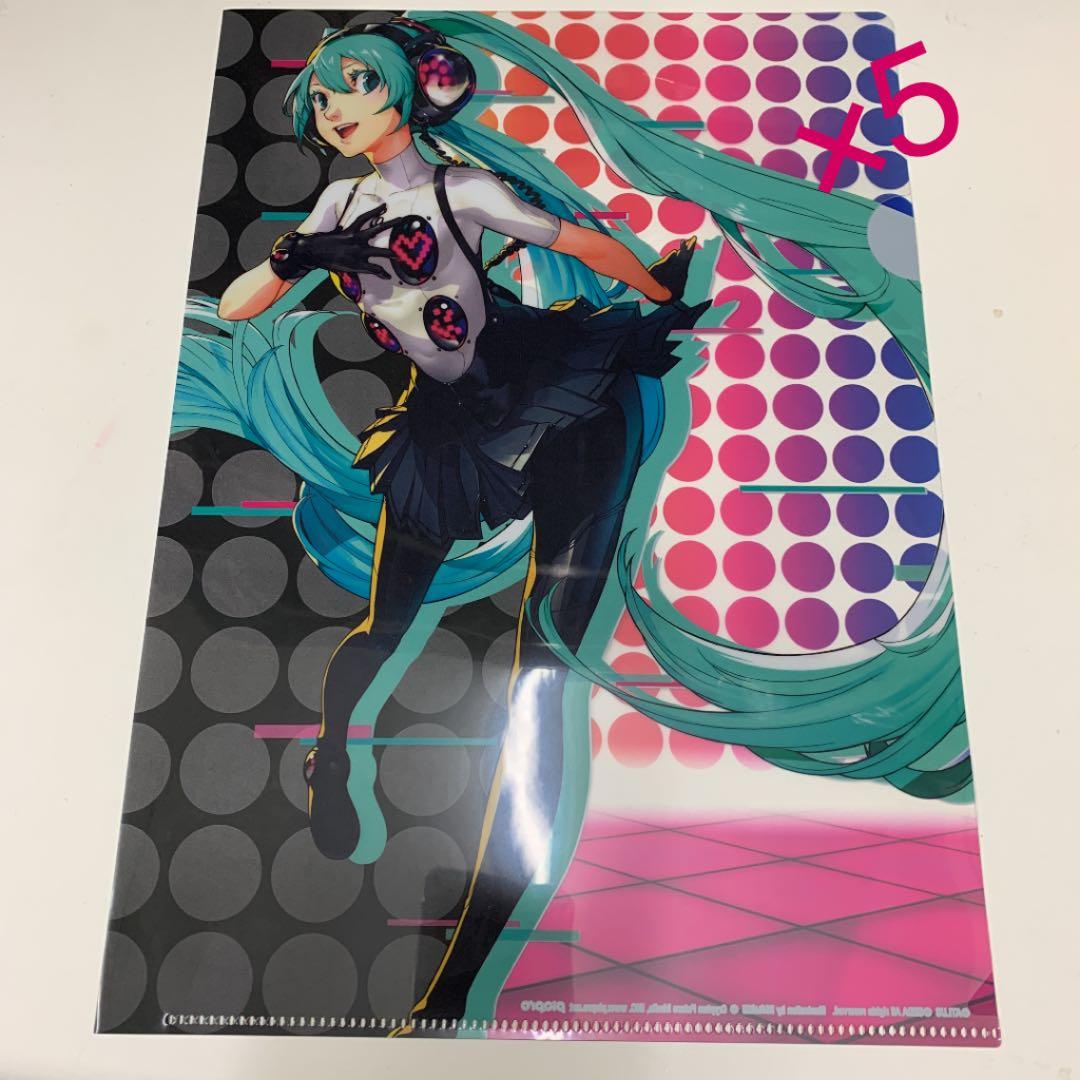 初音ミク  4種類 クリアファイル