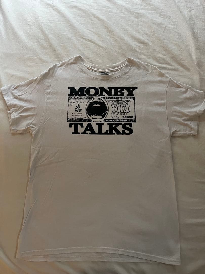 yokosquad MONEY TALKS プリント Tシャツ