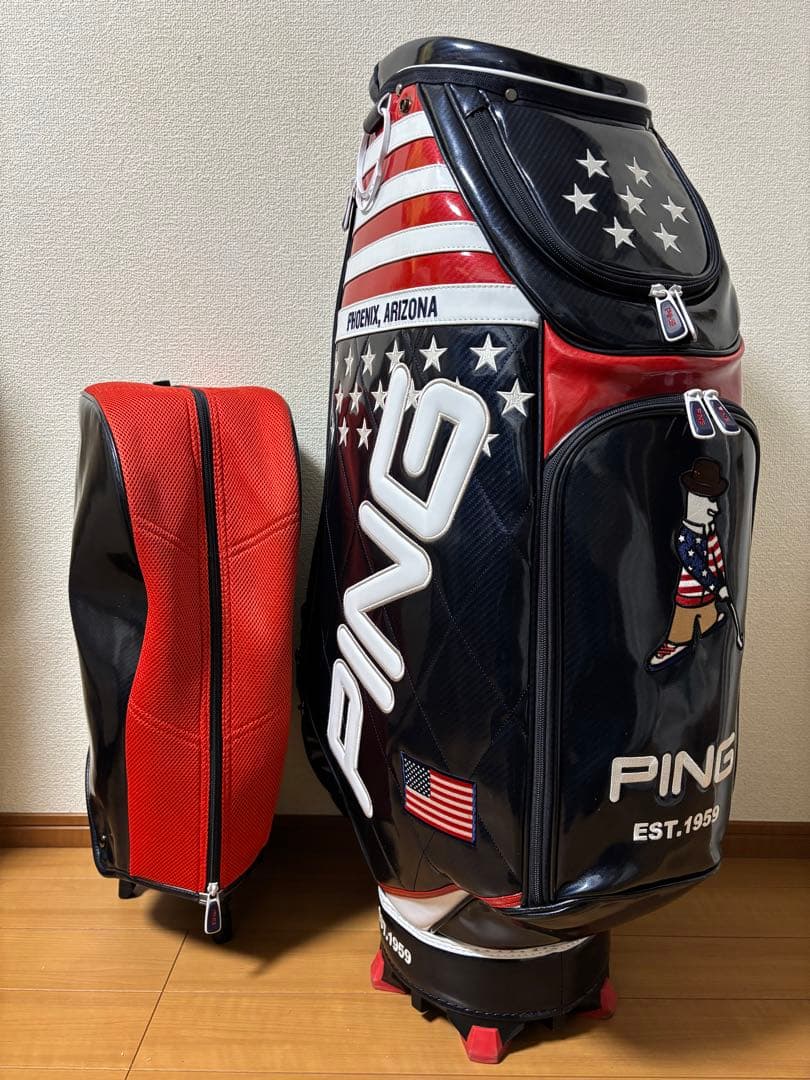 ピン Mr.PING キャディバッグ CB-C2201 日本限定品 美品
