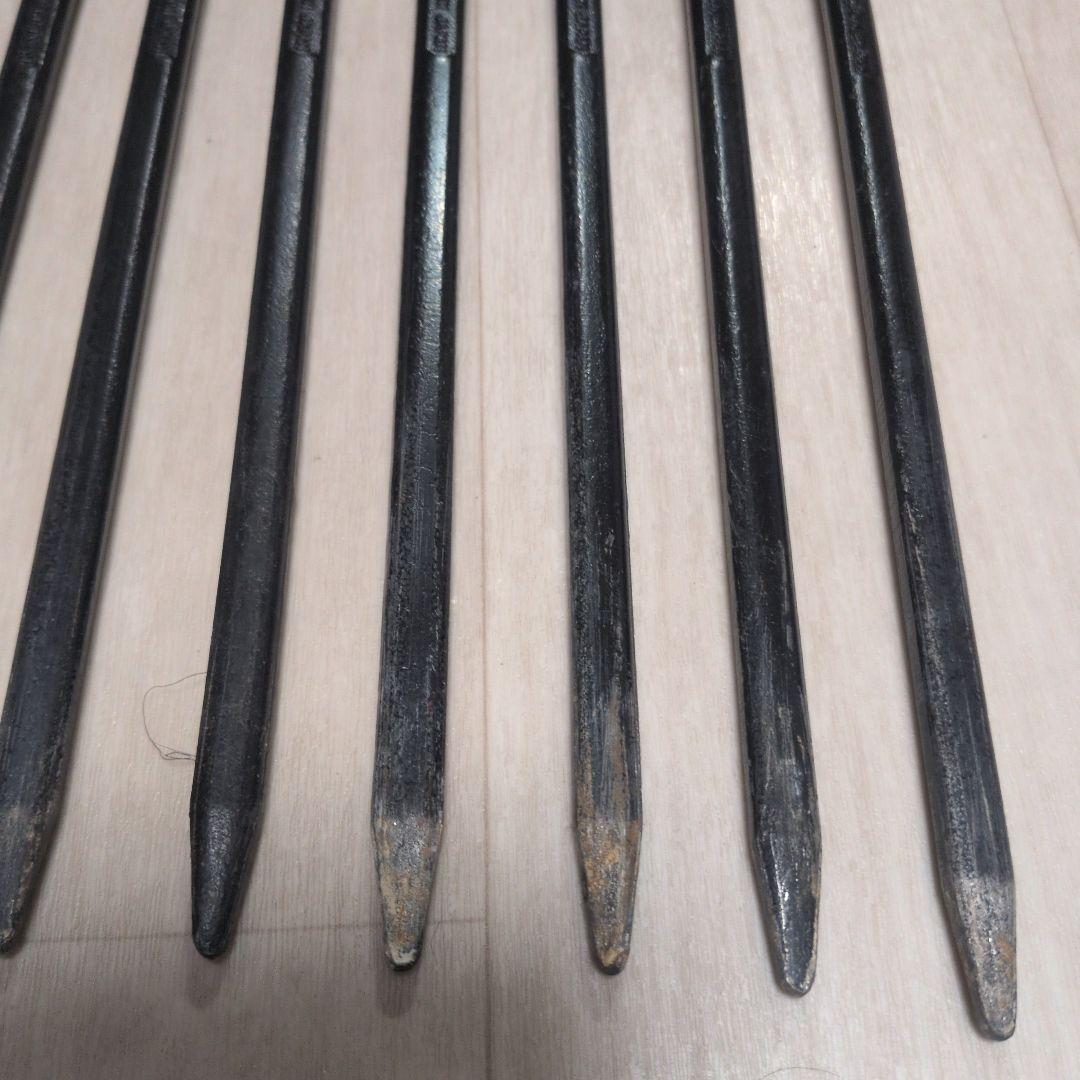 村の鍛冶屋 鍛造ペグ　エリッゼステーク28cm　20本セット 黒