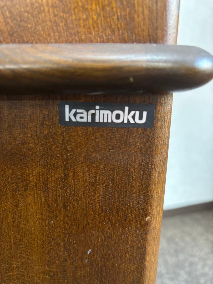 karimoku　カリモク　電話台　飾り棚　レトロ　ヴィンテージ